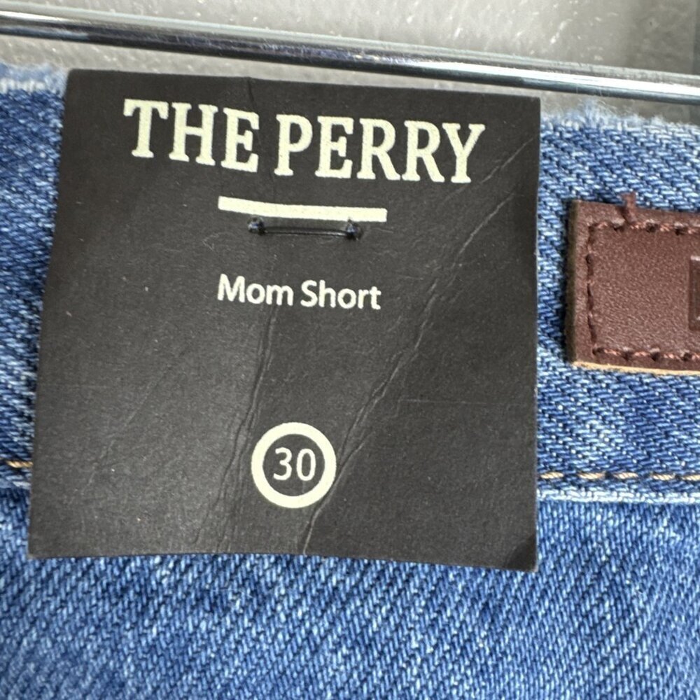 Blank NYC Women's 30 Perry Denim Mom Short Blue High Rise NWT Inseam 5" - Picture 6 of 14